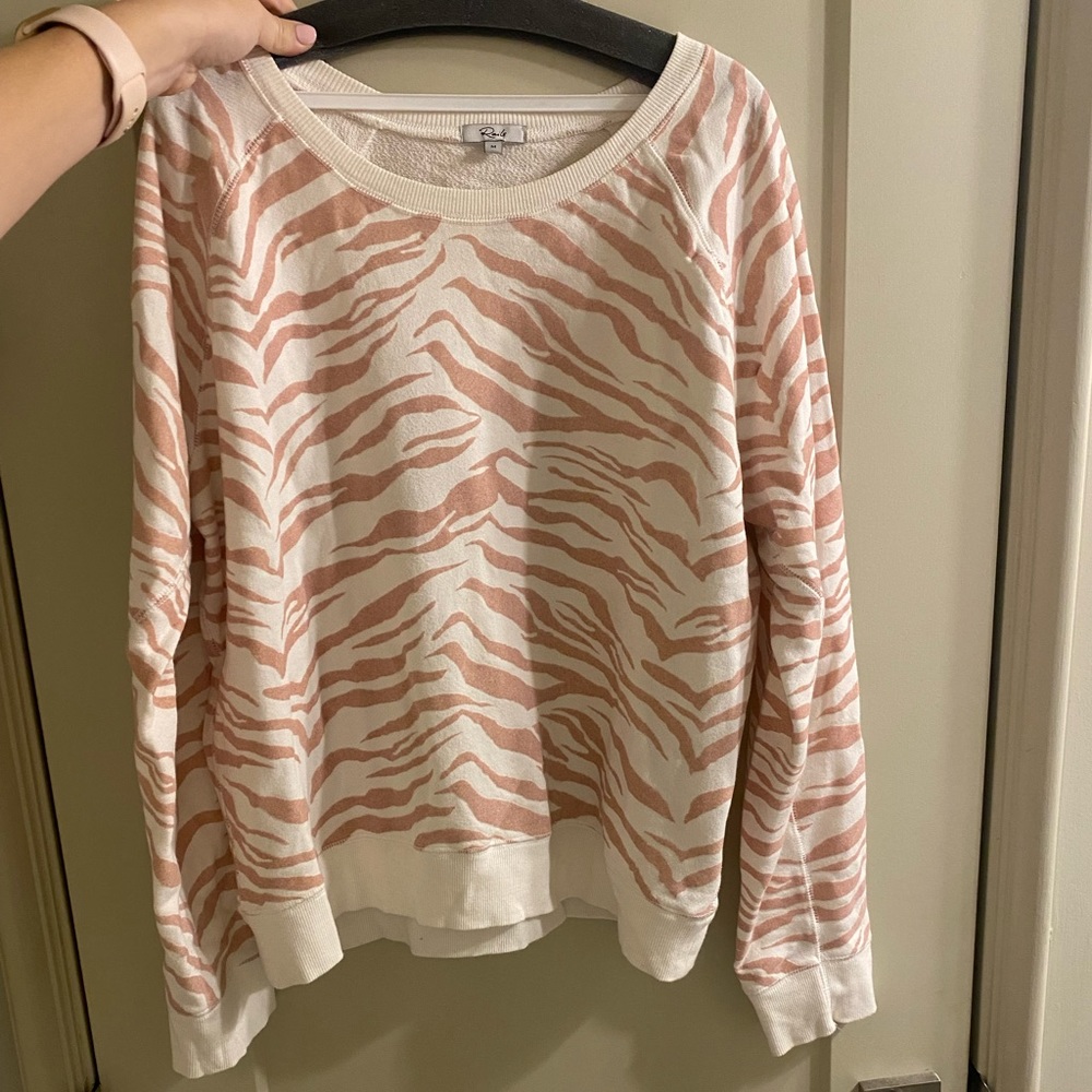 Rails Pink Tiger Stripe Sweater